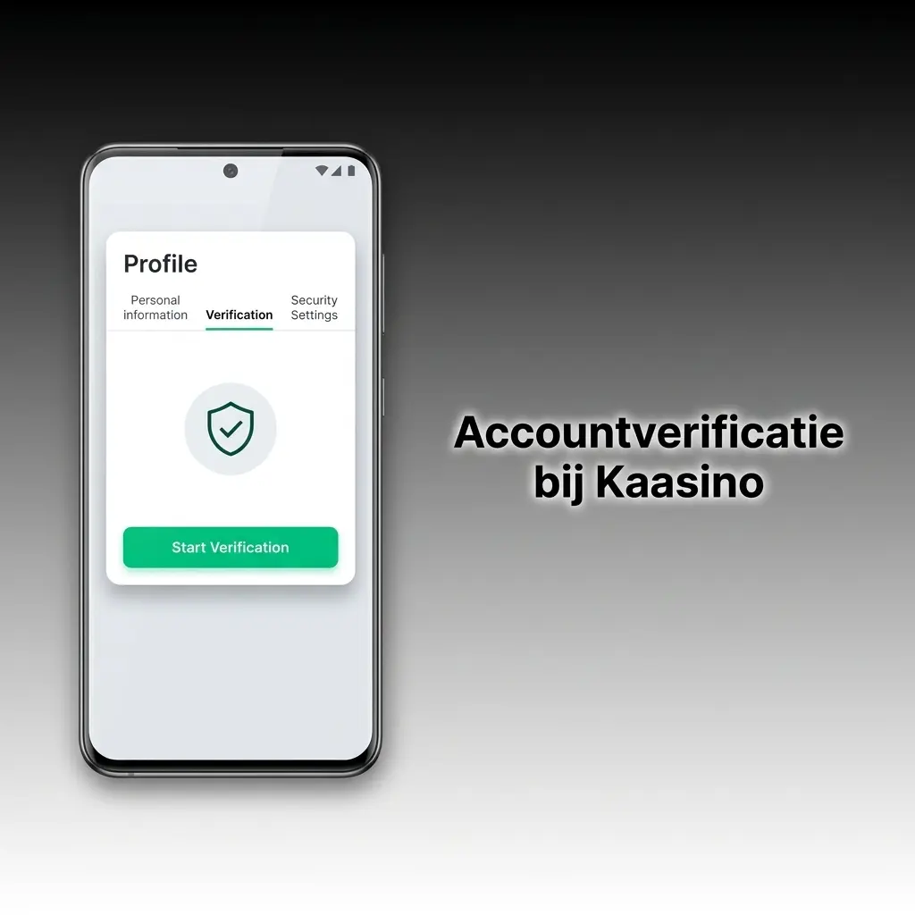 Accountverificatie proces bij Kaasino