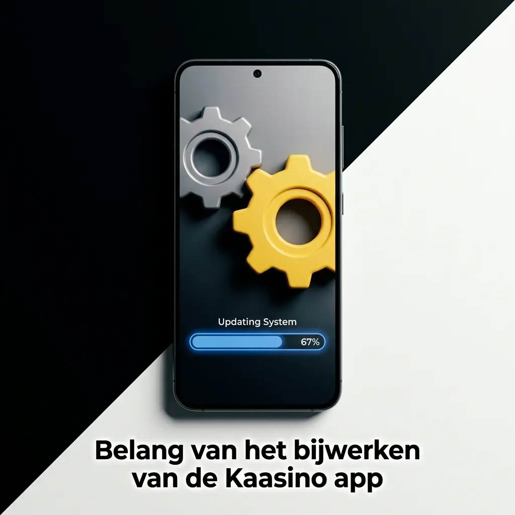 Bijgewerkte Kaasino app op een smartphone