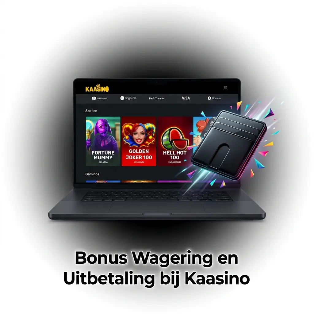 Bonus wagering en uitbetaling bij Kaasino