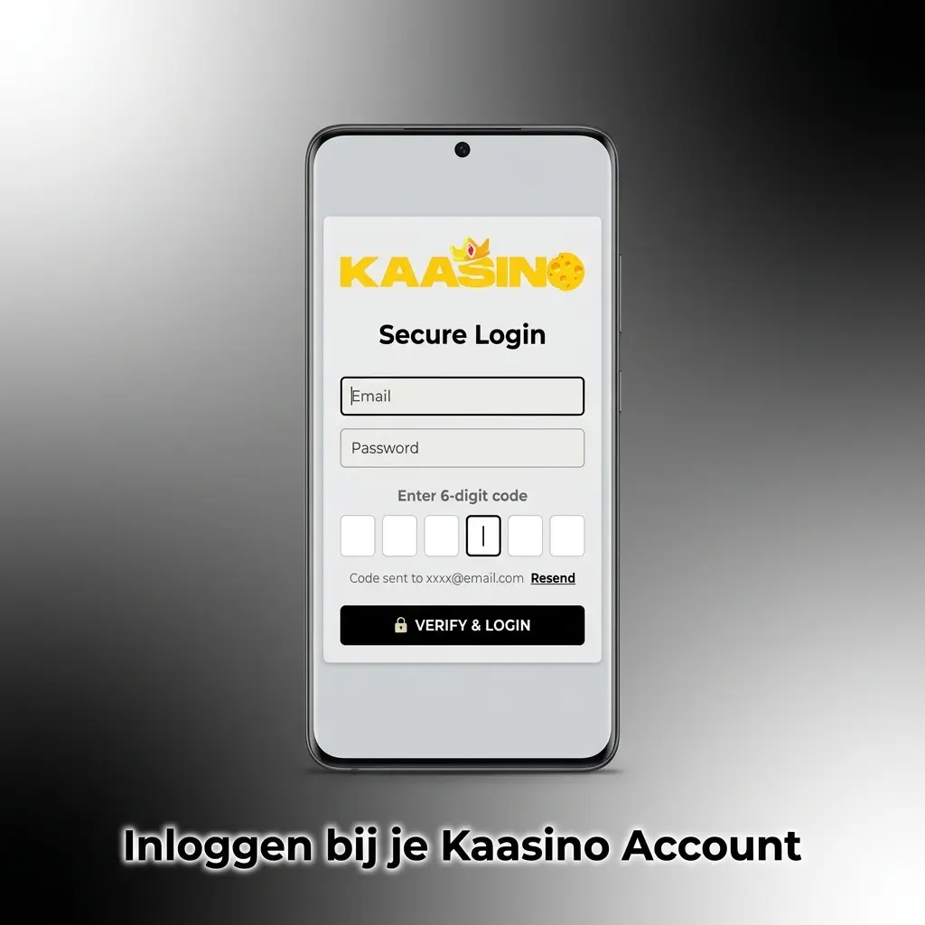 Inloggen bij Kaasino op website en app