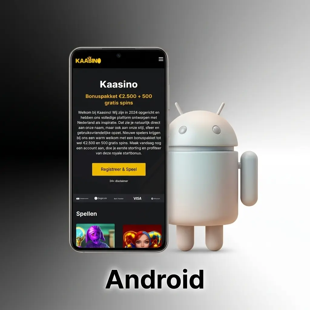 Kaasino Android app installatie