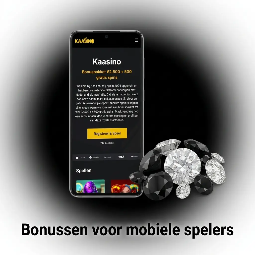 Bonussen voor mobiele spelers in de Kaasino app