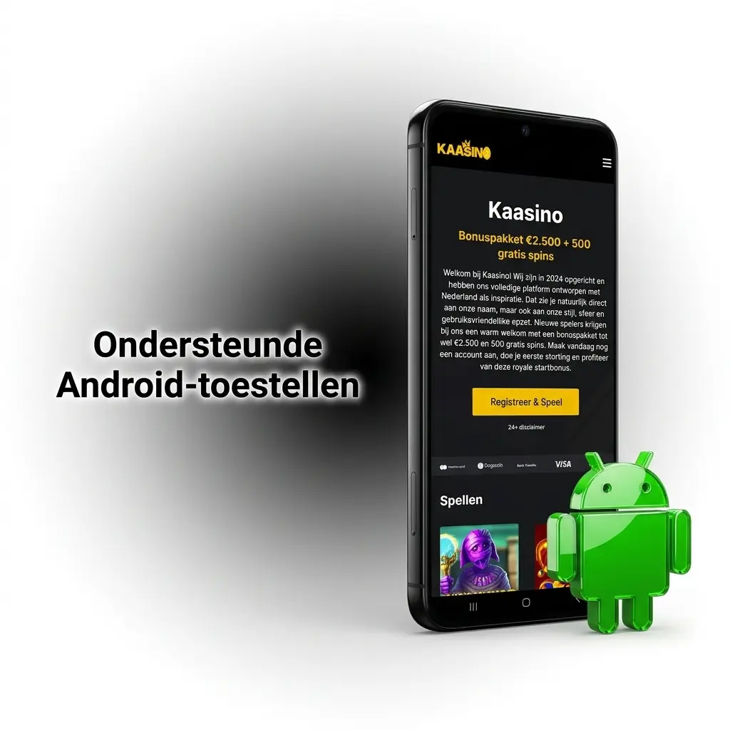 Ondersteunde Android-toestellen voor de webapp
