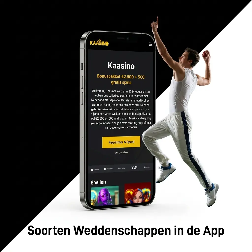 Overzicht van verschillende soorten weddenschappen in de app