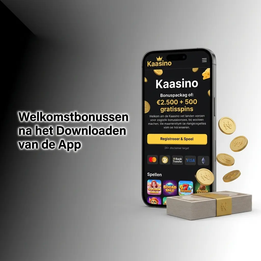 Welkomstbonus na het downloaden van de app