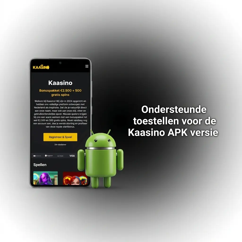 Ondersteunde Android-toestellen voor Kaasino APK