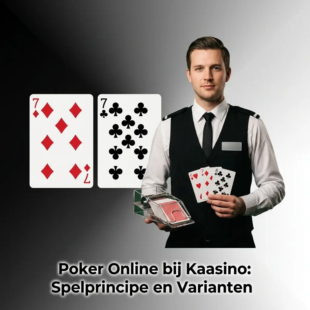 Poker tafel bij Kaasino