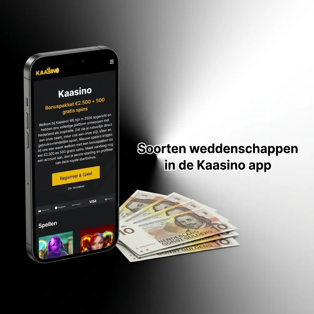 Overzicht van weddenschapstypes in de Kaasino app