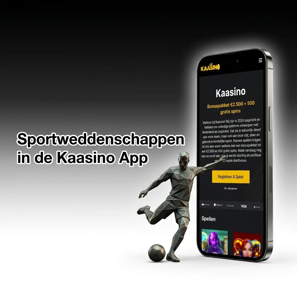 Sportweddenschappen plaatsen in de Kaasino app